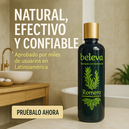 SHAMPOO CON EXTRACTO DE ROMERO: ¡ELEVA TU CABELLO A SU MÁXIMA EXPRESIÓN!