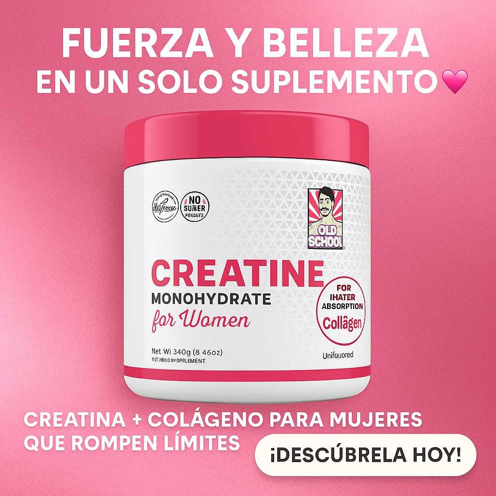CREATINA MONOHIDRATADA PARA MUJERES®: ¡LA CREATINA NO ES SOLO PARA HOMBRES! - Todo y mas 