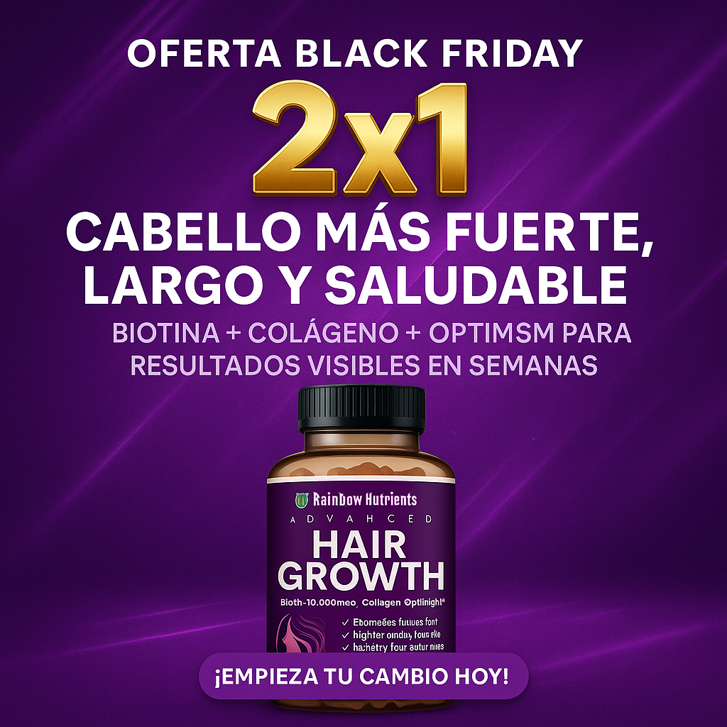HAIR GROWTH® 120 CAPS: ¡FRENA LA CAÍDA Y REACTIVA EL CRECIMIENTO DE TU CABELLO! - Todo y mas 