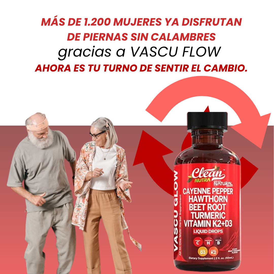 VASCU GLOW® - ¡ACTIVA TU CIRCULACIÓN Y ENERGÍA NATURAL! - Todo y mas 